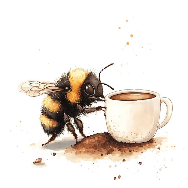 Nola's Busy Bee — Signature Ceramic Coffee Mug